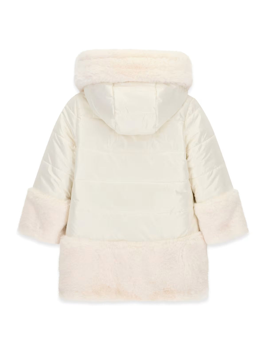 Blusão Creme / Pérola para Menina - GUESS
