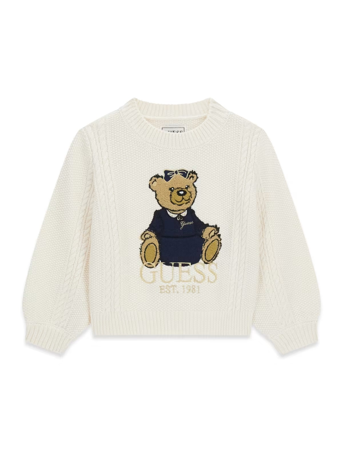 Camisola Creme / Pérola para Bebé Menina - GUESS