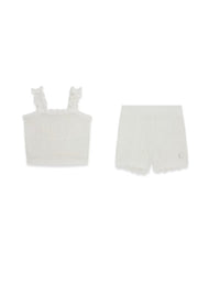 Conjunto Branco para Menina - GUESS