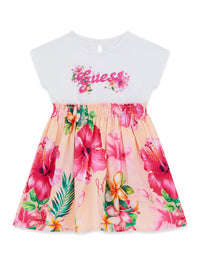 Vestido Rosa para Menina - GUESS