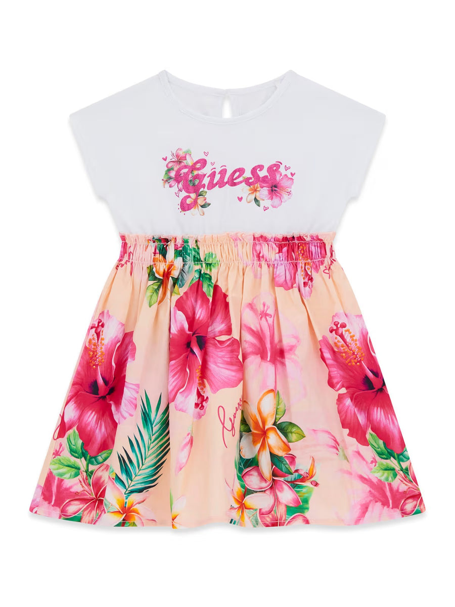 Vestido Rosa para Menina - GUESS