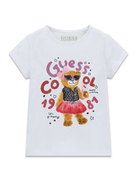 T-shirt Branco para Menina - GUESS