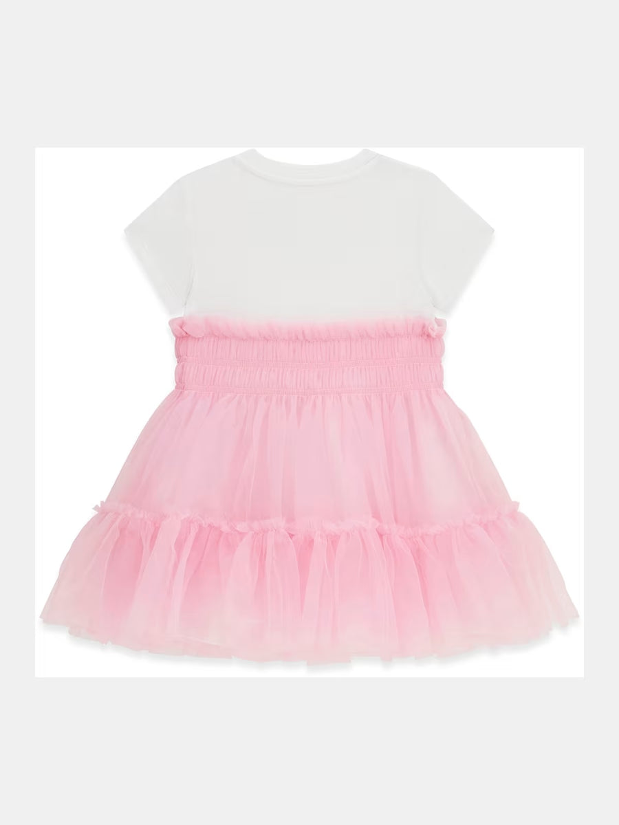Vestido Rosa para Menina - GUESS