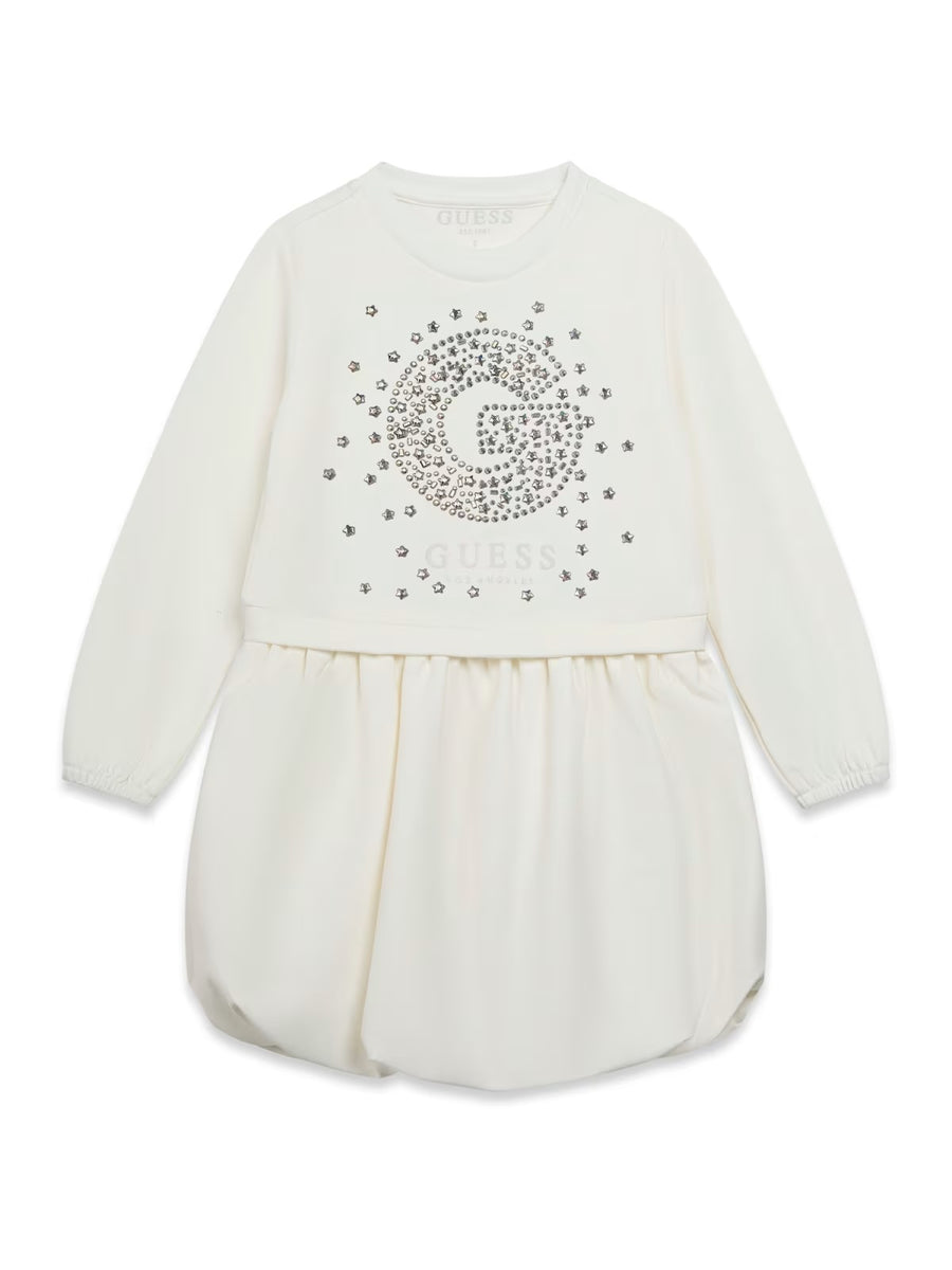 Vestido Creme / Pérola para Menina - GUESS