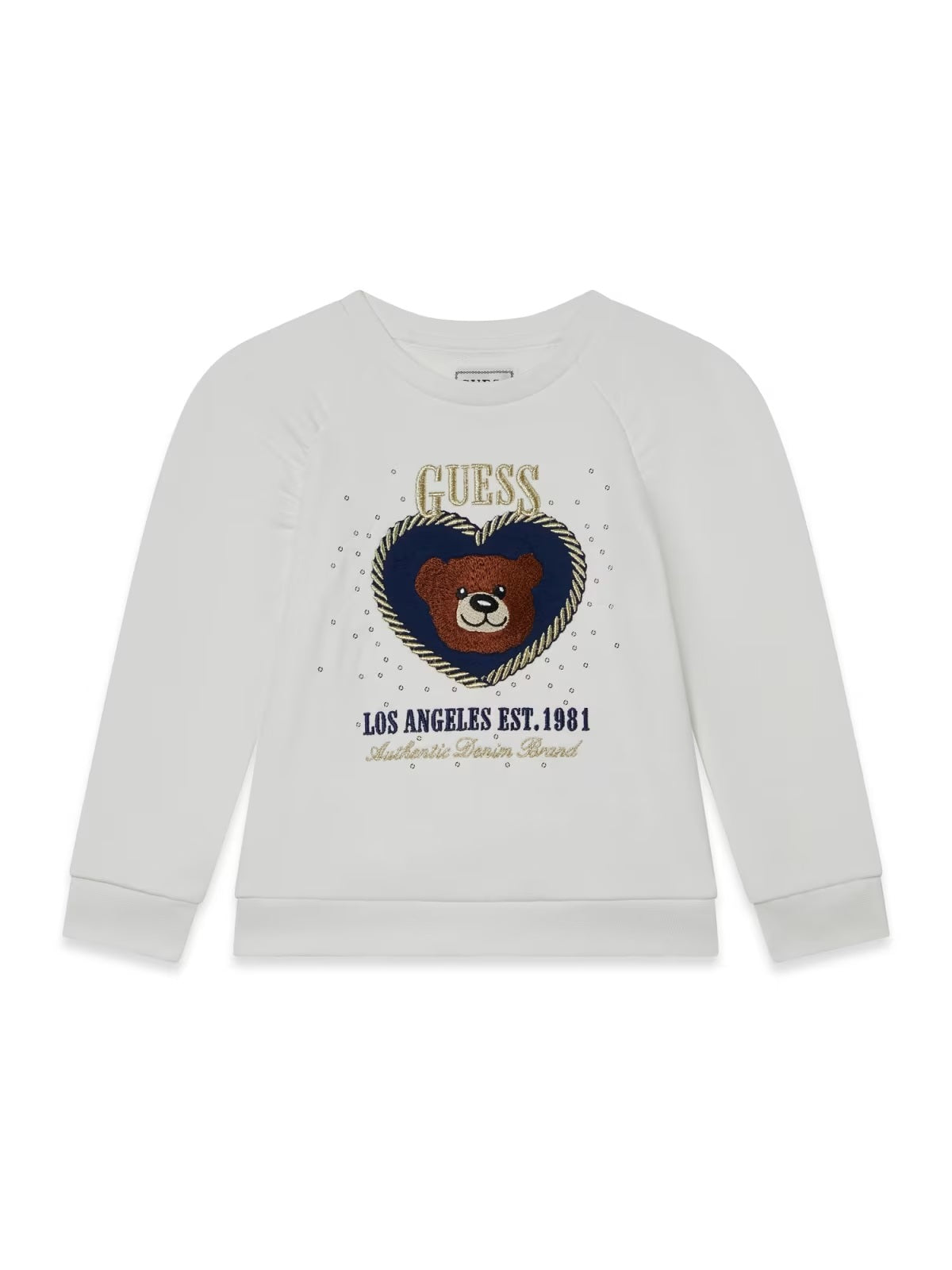 Sweat-shirt Branco para Menina - GUESS