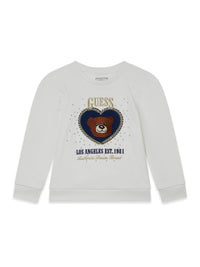 Sweat-shirt Branco para Menina - GUESS
