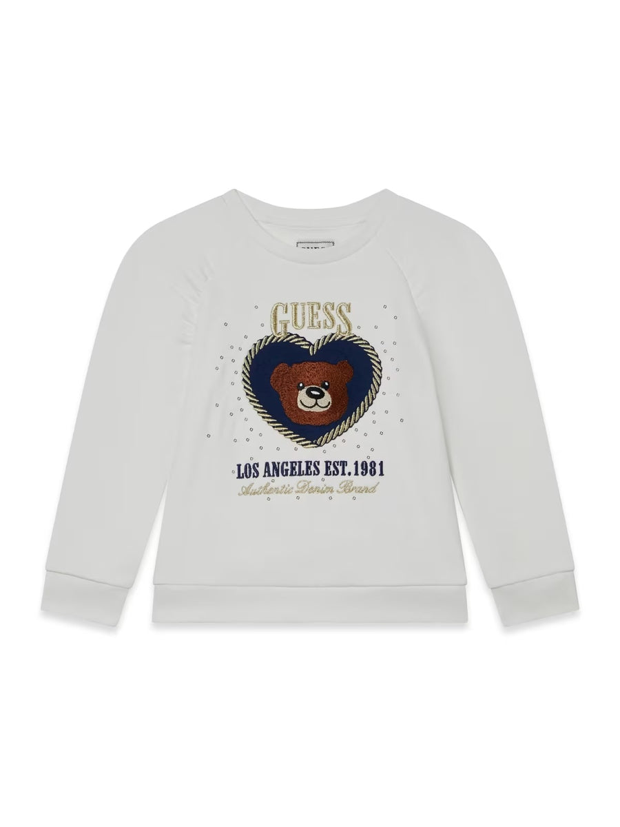 Sweat-shirt Branco para Menina - GUESS