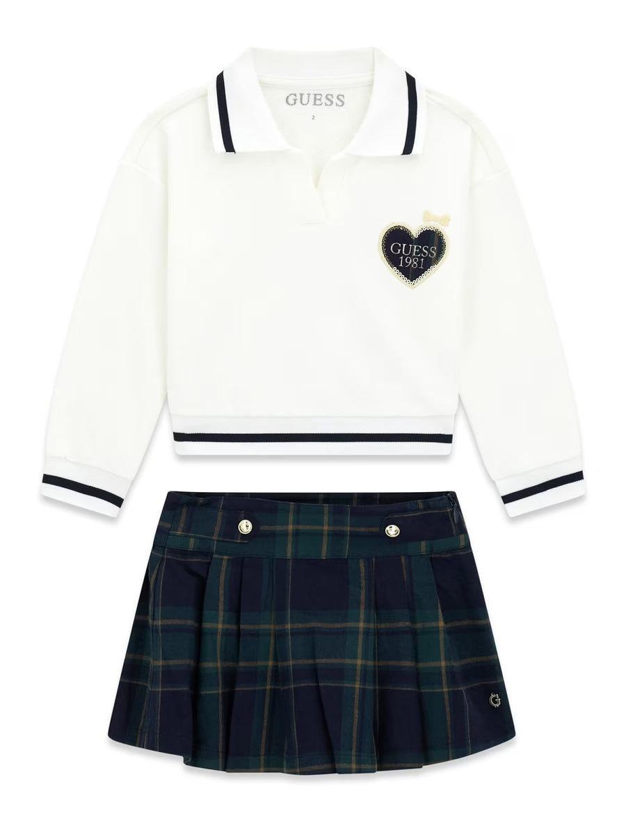 Conjunto Creme / Pérola para Menina - GUESS