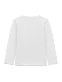 T-shirt M. Comp. Branco para Menina - GUESS
