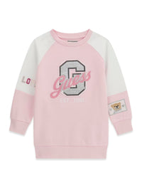 Vestido Rosa Bébé para Menina - GUESS