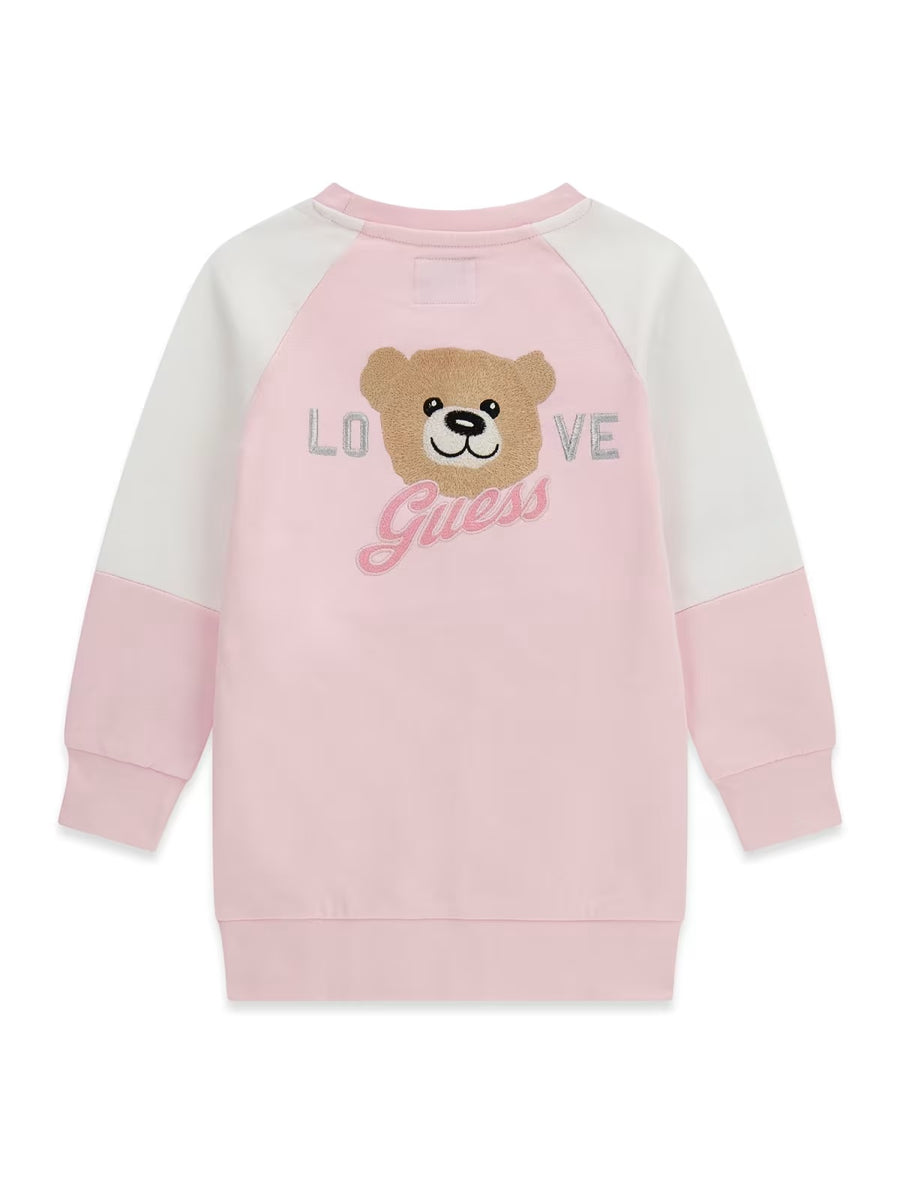 Vestido Rosa Bébé para Menina - GUESS