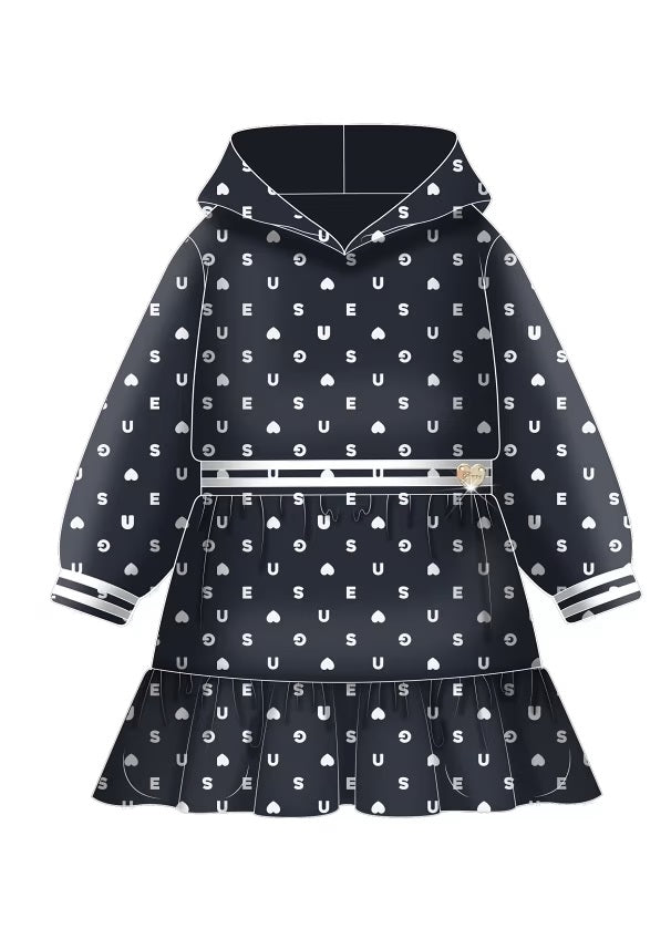 Vestido Preto para Menina - GUESS