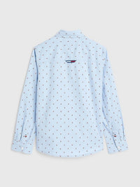 Camisa Celeste para Menino - TOMMY HILFIGER