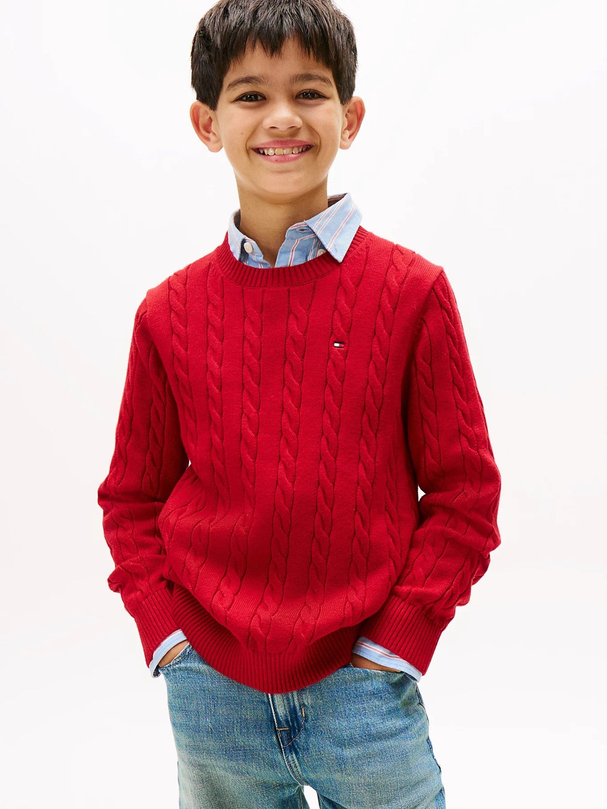 Camisola Vermelho Escuro para Menino - TOMMY HILFIGER