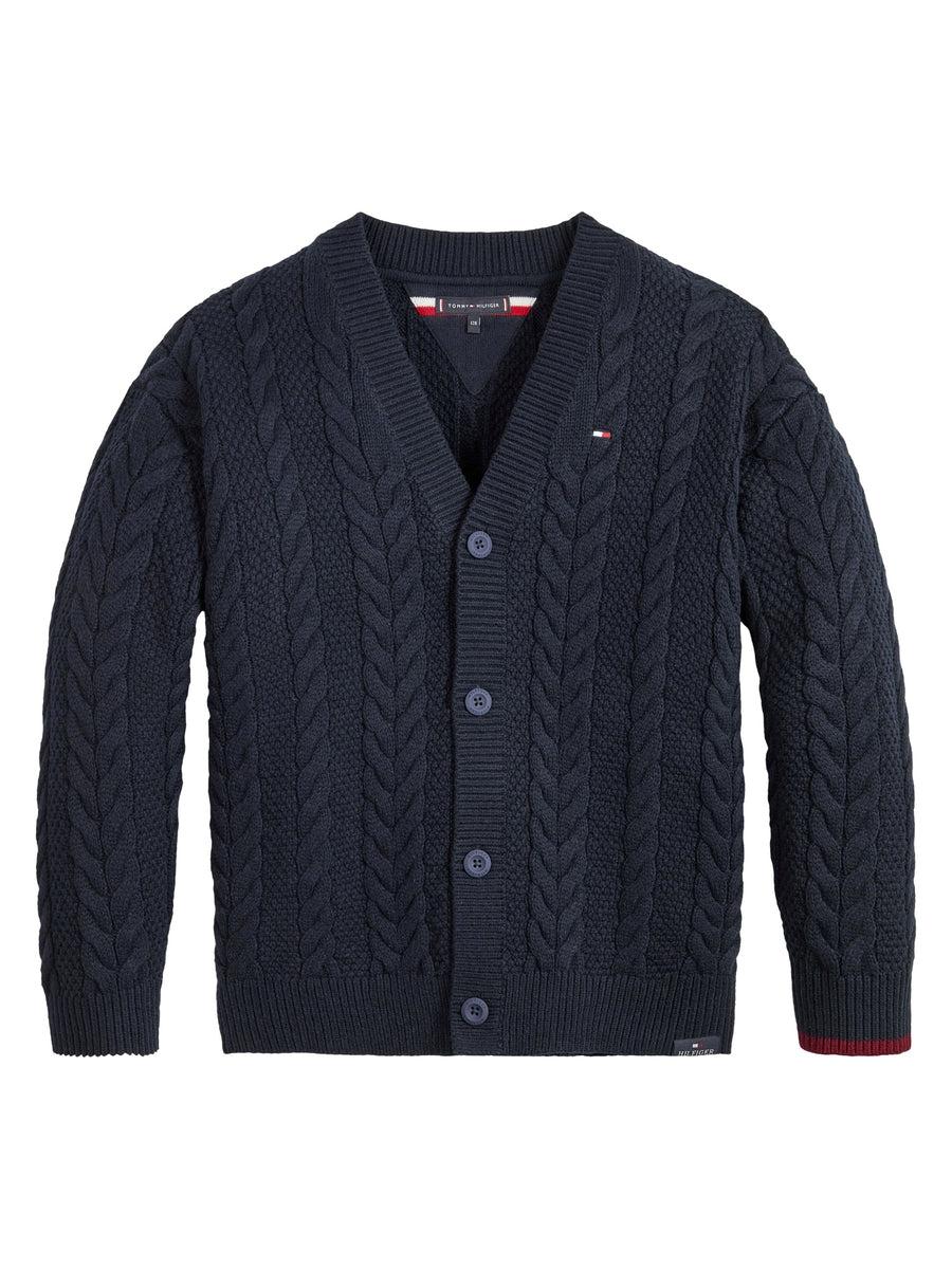 Casaco malha Marinho para Menino - TOMMY HILFIGER