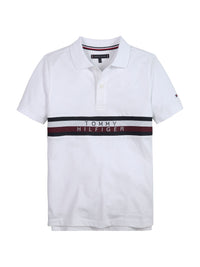 Polo m/ curta Branco para Menino - TOMMY HILFIGER