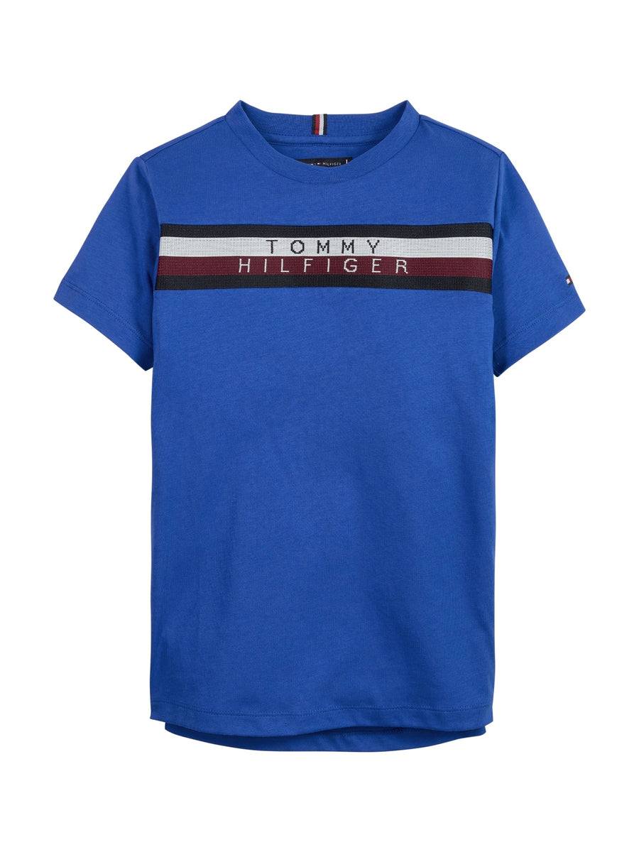 T-shirt Azul para Menino - TOMMY HILFIGER