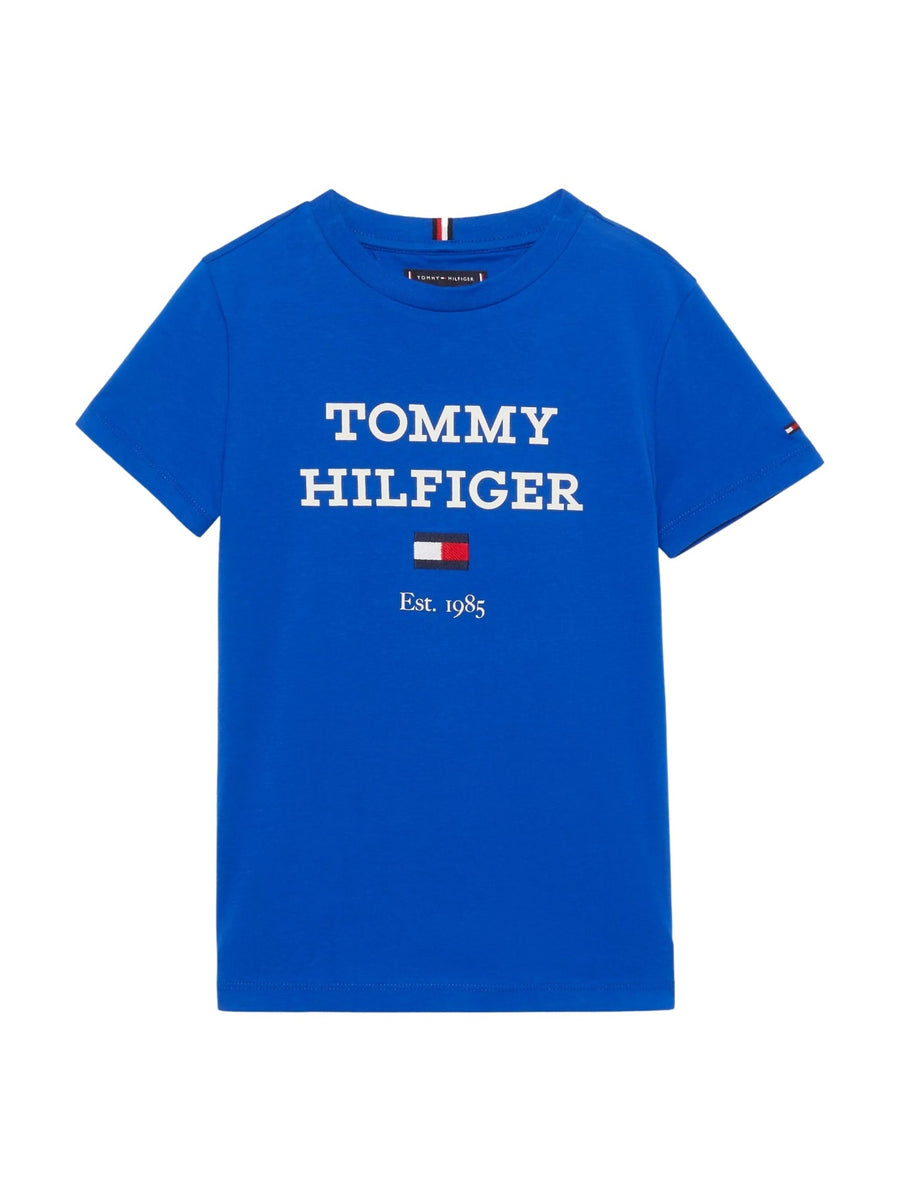 T-Shirt Azul para Bebé Menino - TOMMY HILFIGER