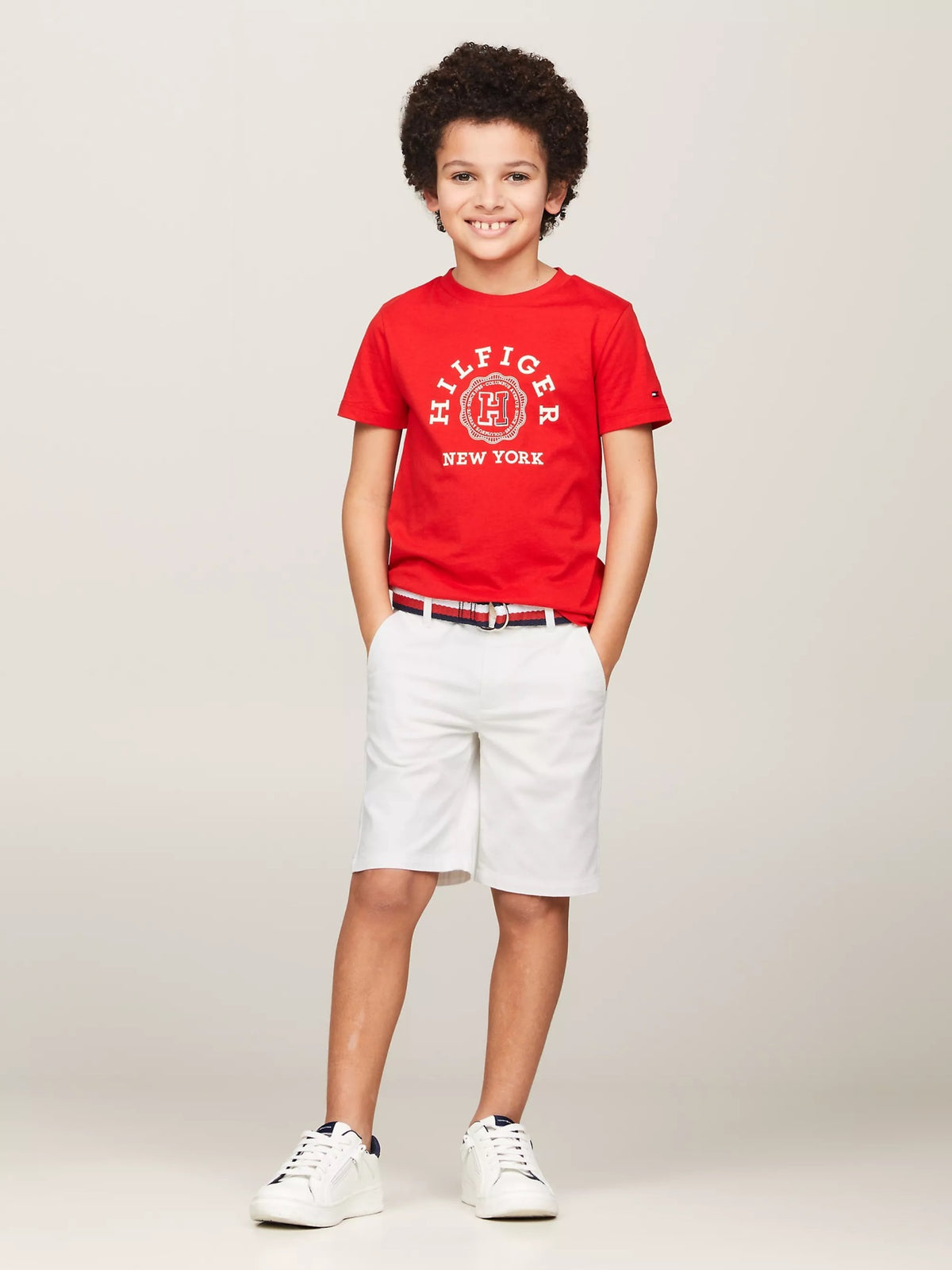 Bermudas "chino" Branco para Menino - TOMMY HILFIGER