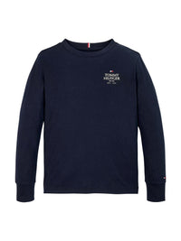 T-Shirt M. Comp. Marinho para Bebé Menino - TOMMY HILFIGER