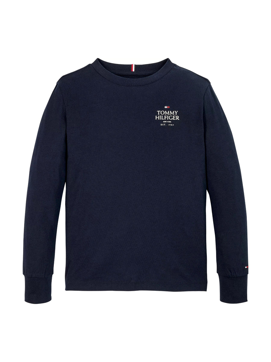 T-Shirt M. Comp. Marinho para Bebé Menino - TOMMY HILFIGER