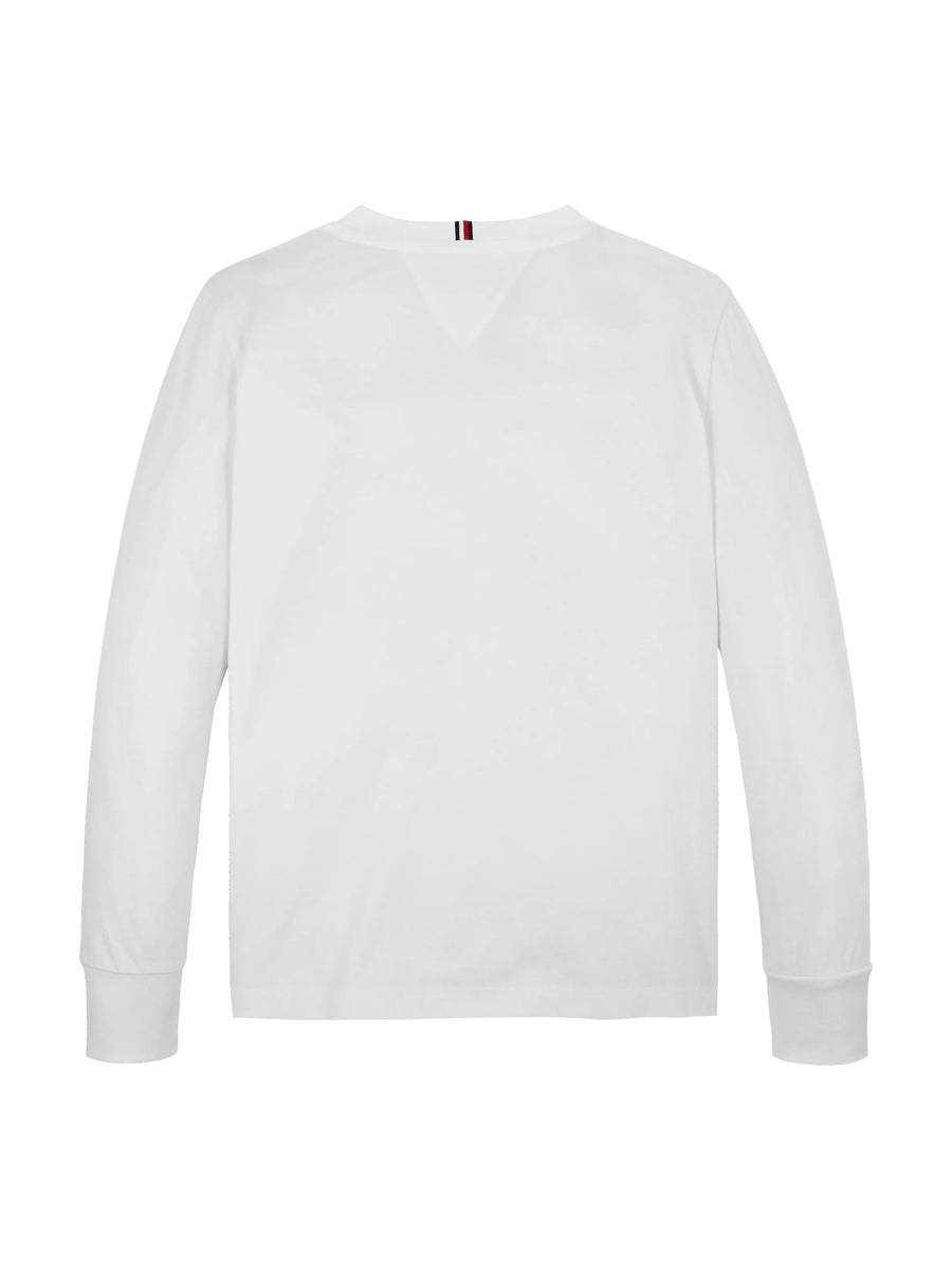 T-Shirt M. Comp. Branco para Menino - TOMMY HILFIGER