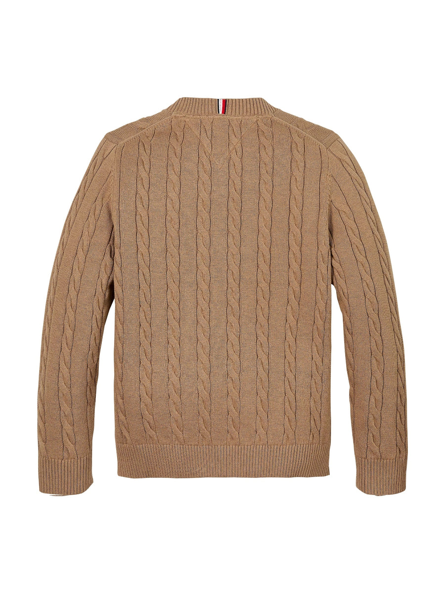 Camisola Castanho Claro para Menino - TOMMY HILFIGER