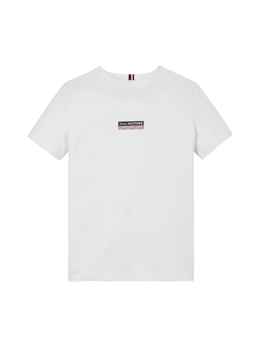 T-shirt Branco para Menino - TOMMY HILFIGER