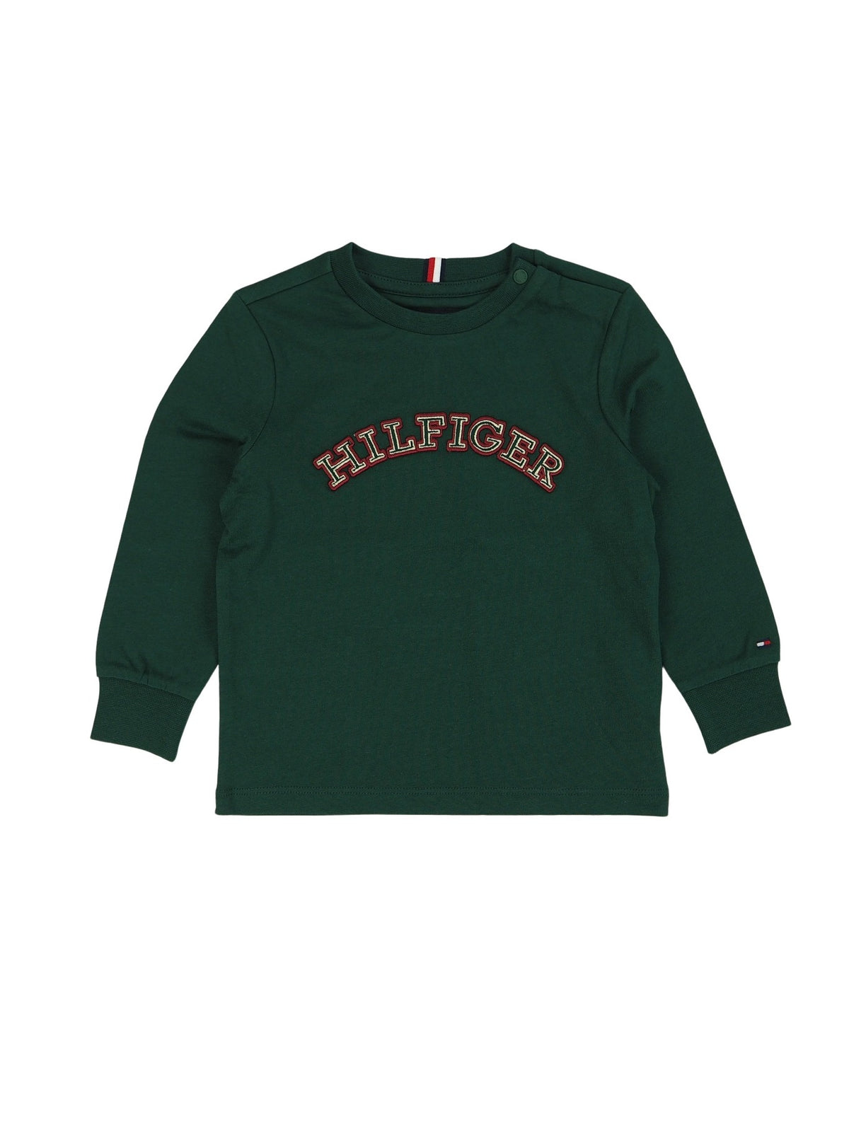T-Shirt M. Comp. Verde Escuro para Bebé Menino - TOMMY HILFIGER