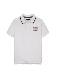 Polo Branco para Menino - TOMMY HILFIGER