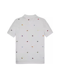 Polo Branco para Bebé Menino - TOMMY HILFIGER