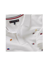 Polo Branco para Menino - TOMMY HILFIGER