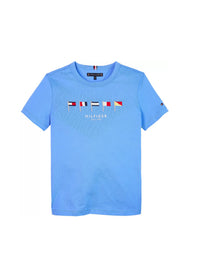 T-shirt Azul Céu para Bebé Menino - TOMMY HILFIGER