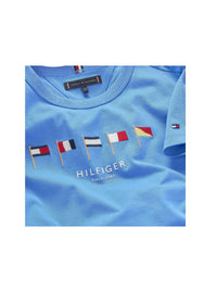 T-shirt Azul Céu para Menino - TOMMY HILFIGER