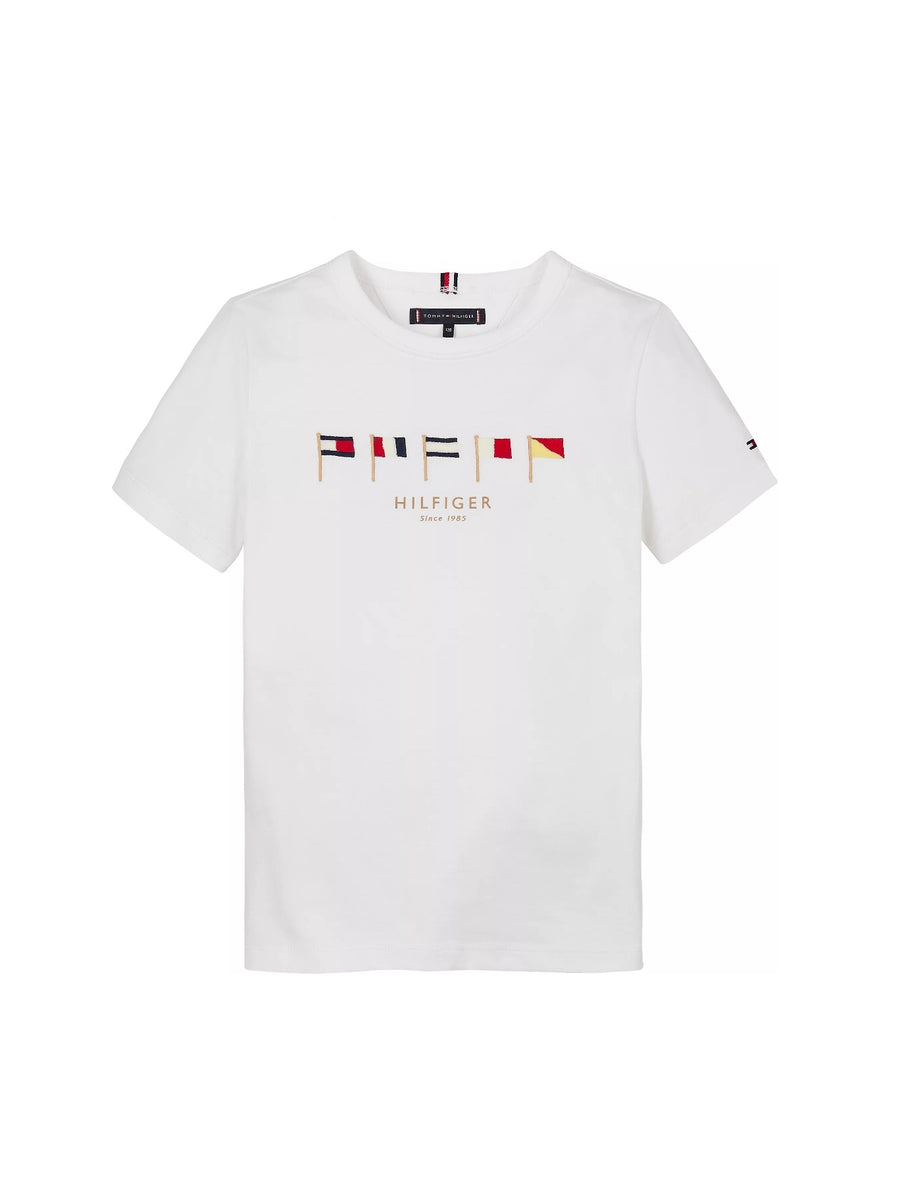 T-shirt Branco para Menino - TOMMY HILFIGER