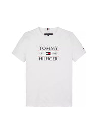 T-shirt Branco para Bebé Menino - TOMMY HILFIGER