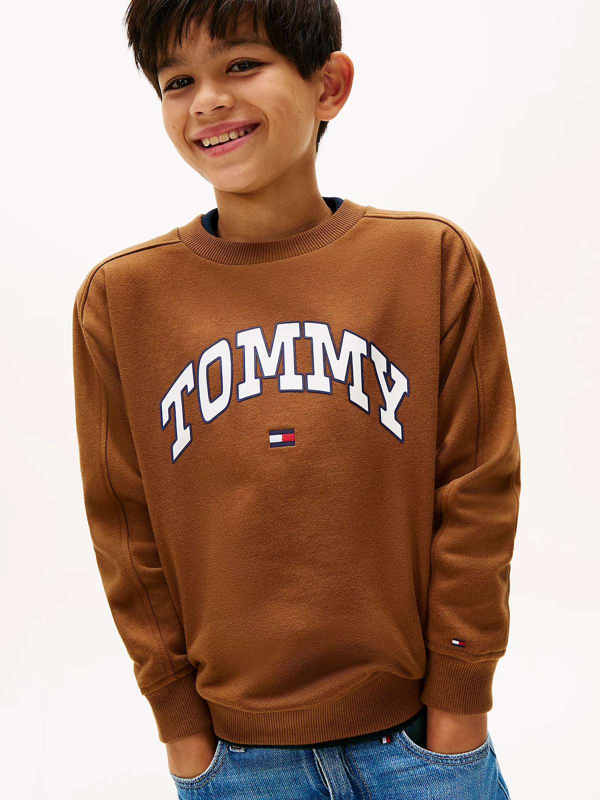 Sweatshirt Castanho para Menino - TOMMY HILFIGER