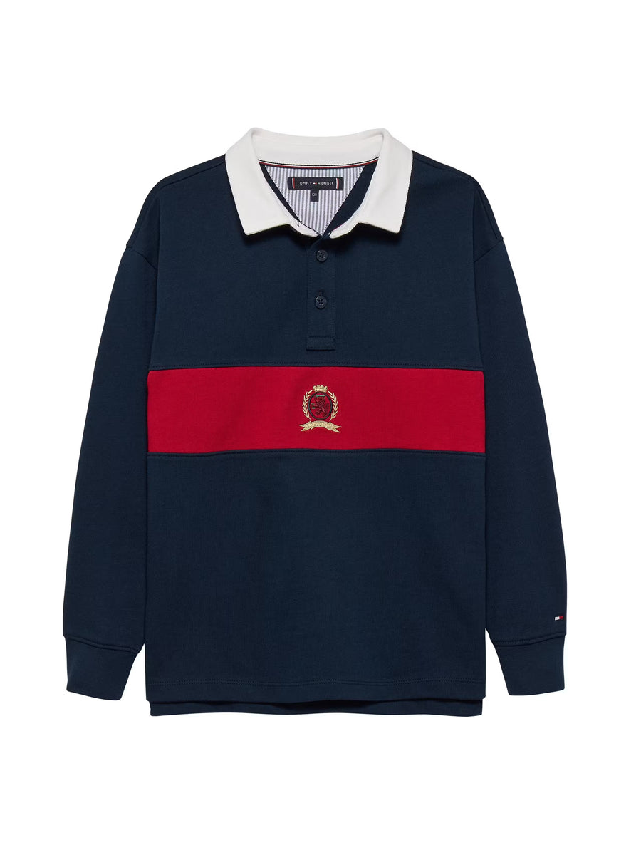 Polo M. Comp. Marinho para Bebé Menino - TOMMY HILFIGER