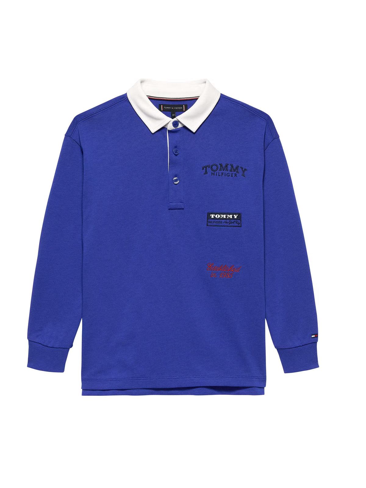 Polo Manga Comprida Azul para Menino - TOMMY HILFIGER
