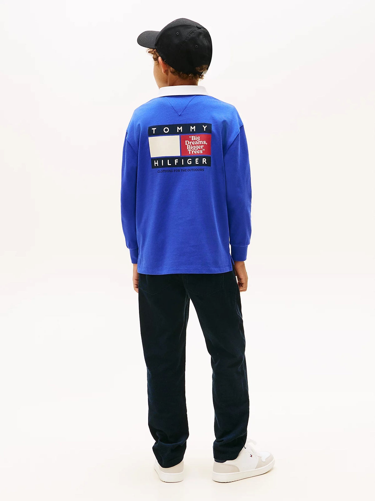 Polo Manga Comprida Azul para Menino - TOMMY HILFIGER