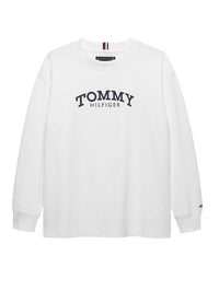 T-shirt Manga Comprida Branco para Menino - TOMMY HILFIGER