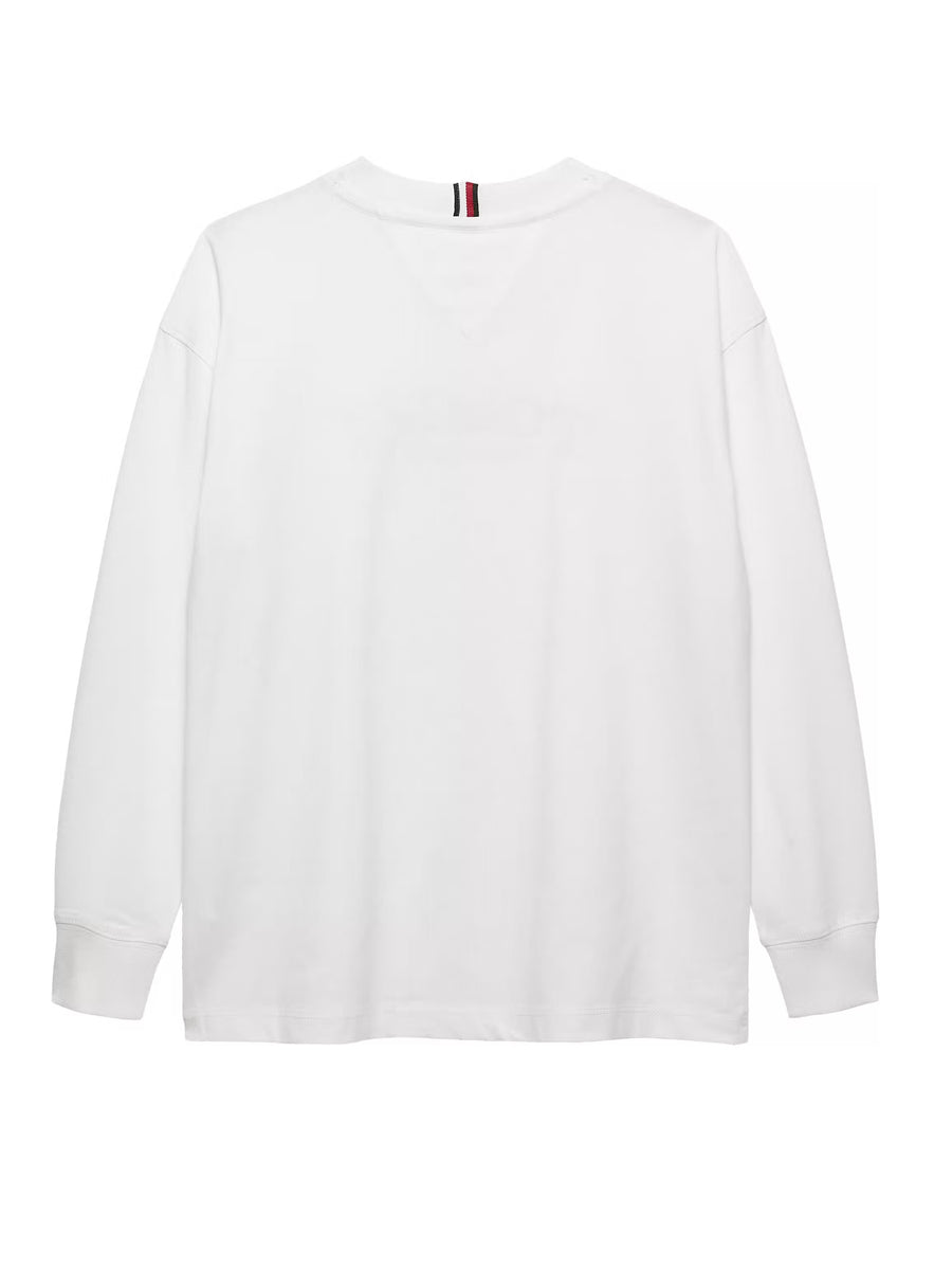 T-shirt Manga Comprida Branco para Menino - TOMMY HILFIGER