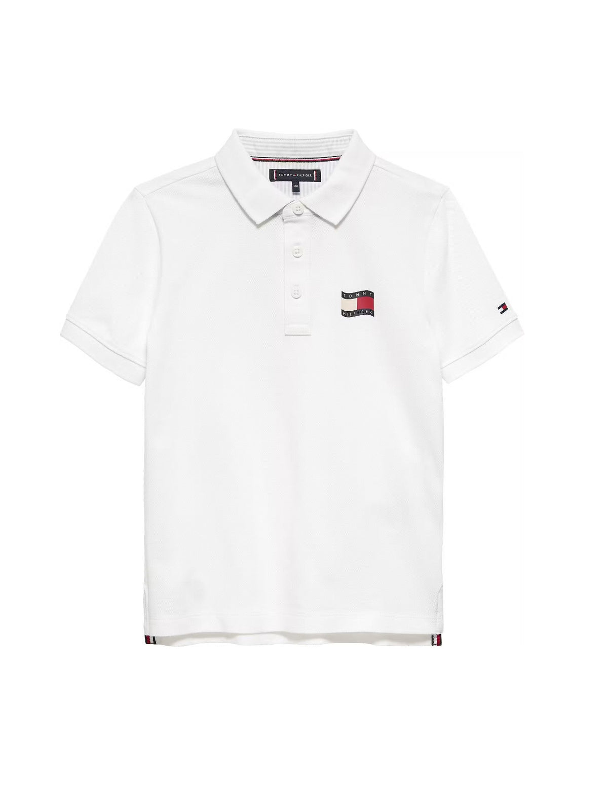 Polo Branco para Menino - TOMMY HILFIGER