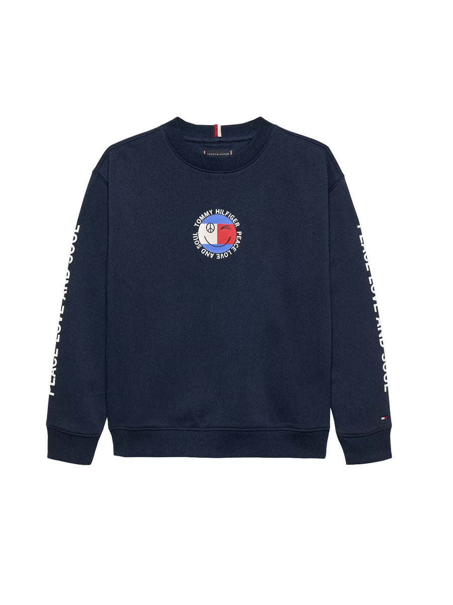 Sweatshirt Marinho para Menino - TOMMY HILFIGER
