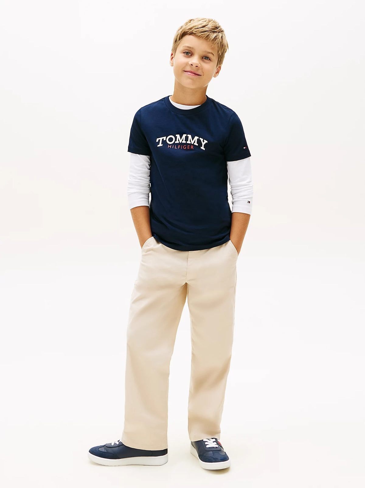 T-shirt Marinho para Menino - TOMMY HILFIGER