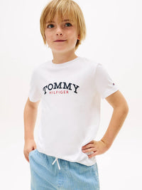 T-shirt Branco para Menino - TOMMY HILFIGER