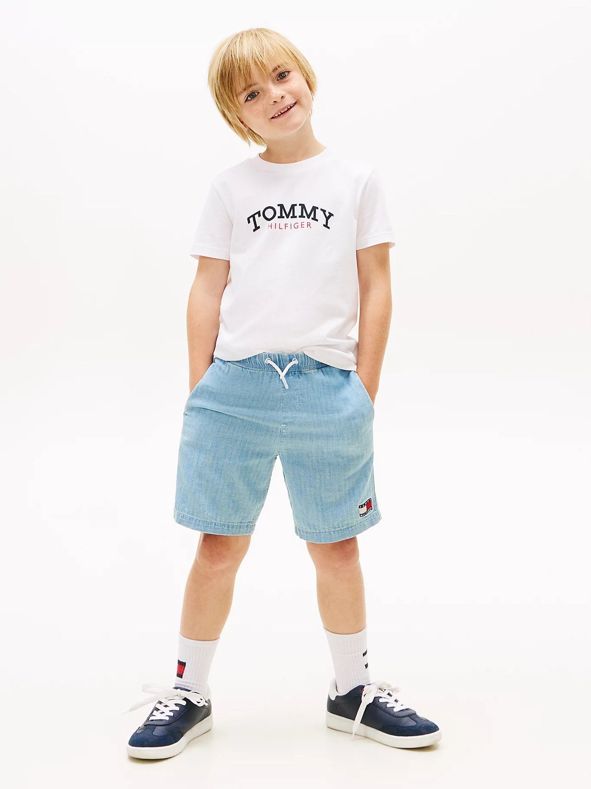 T-shirt Branco para Menino - TOMMY HILFIGER