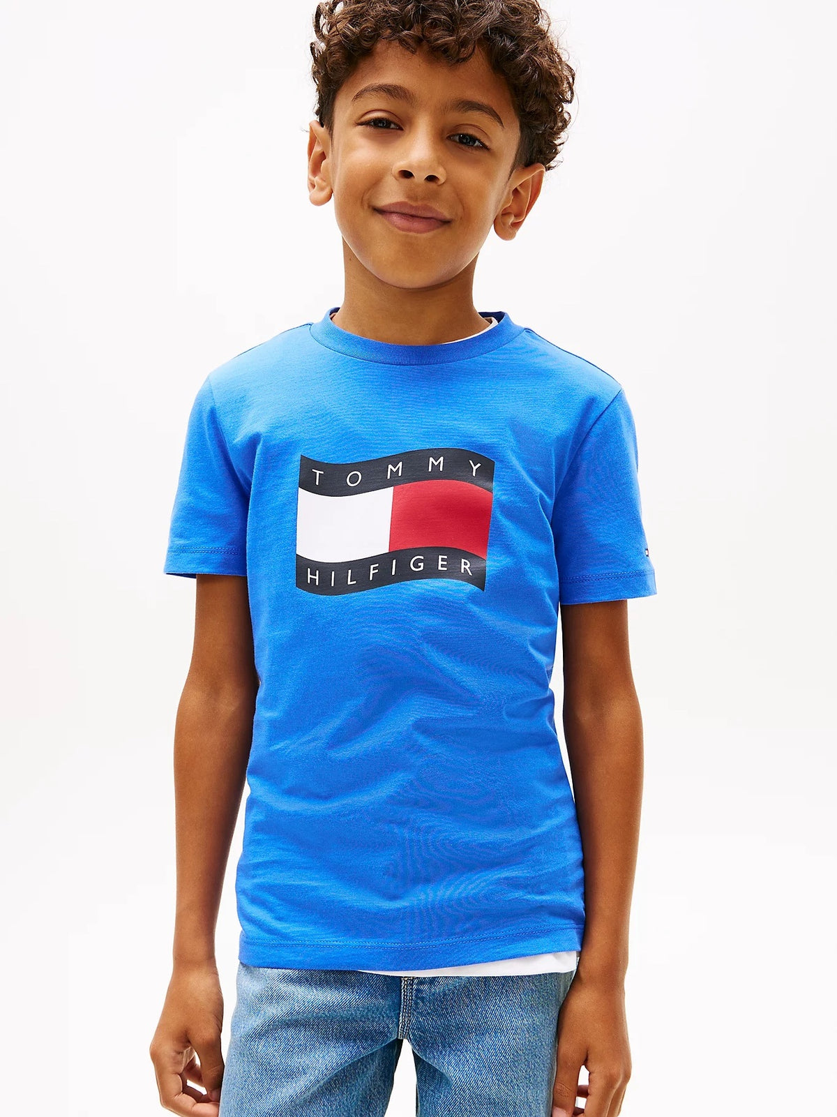 T-shirt Azul para Menino - TOMMY HILFIGER