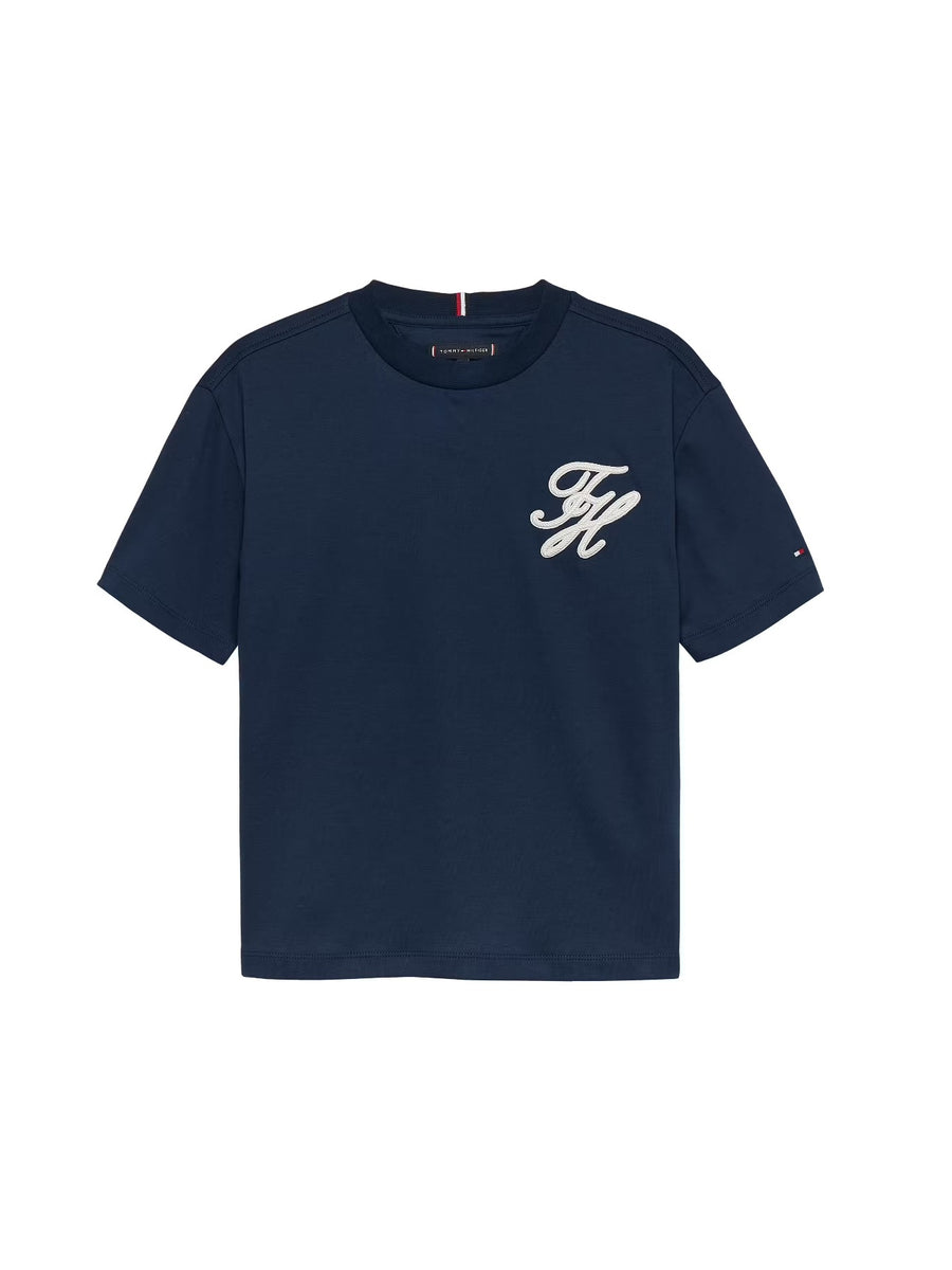T-shirt Marinho para Menino - TOMMY HILFIGER