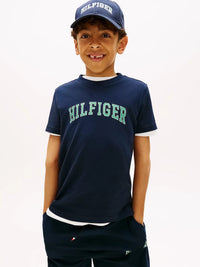 T-shirt Marinho para Menino - TOMMY HILFIGER